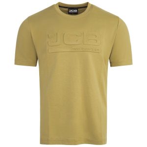 JCB UNISEX 3D EMBOSSED T-SHIRT OLIVE